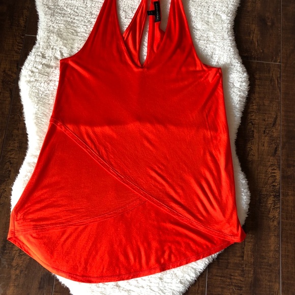 Banana Republic Orange Criss-Cross Tank Top - Picture 3 of 8